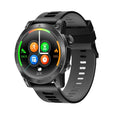 GPS outdoor sports watch black 1.43 inch AMOLED touch screen on wrist