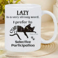 11oz creative ceramic mug with thermal transfer mark showing picture style design