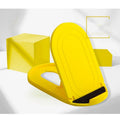 Plastic mobile phone stand in black with lazy bracket design for hands-free desk support