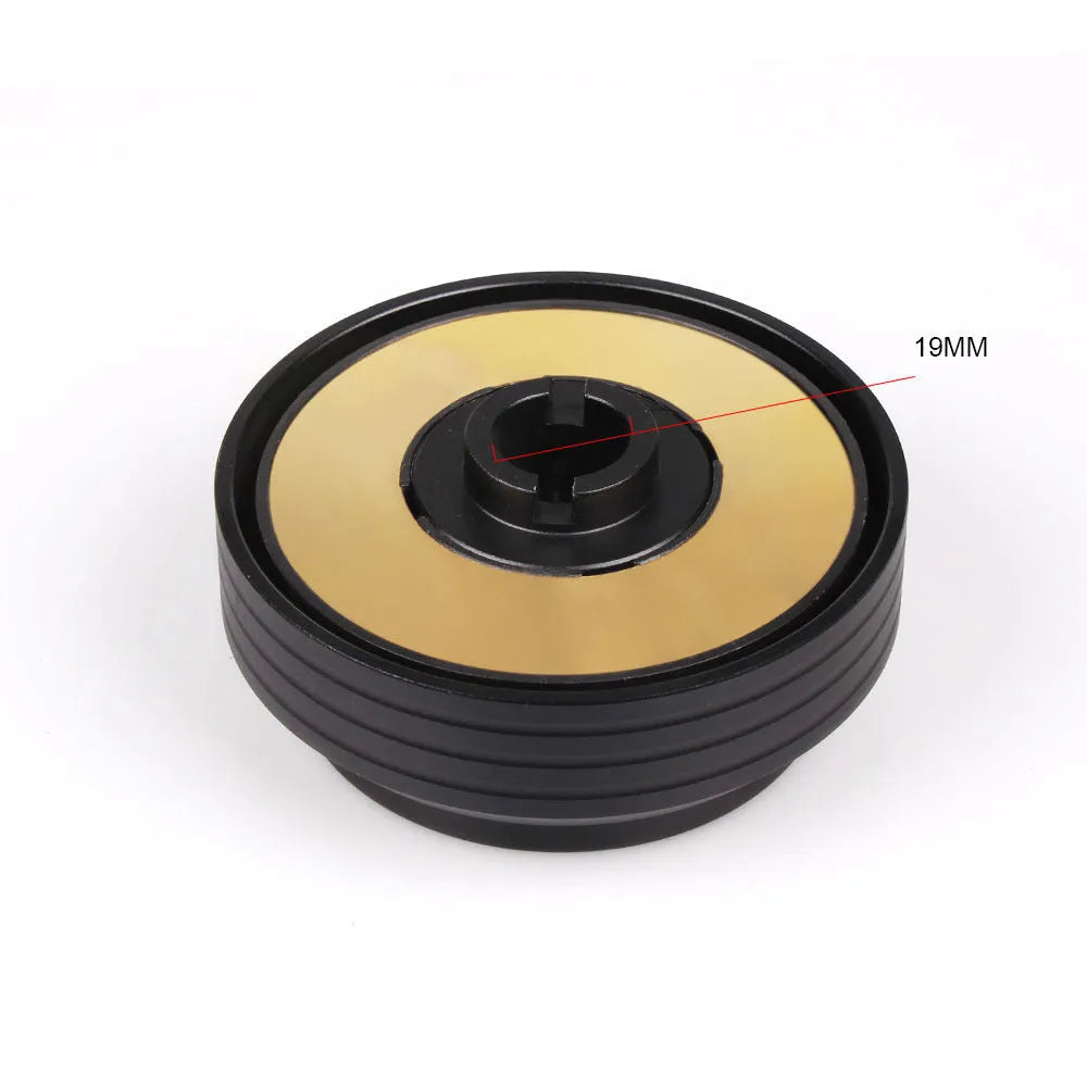 Black steering wheel base modification accessory for Honda Civic EK130H and EG110H chassis compatibility