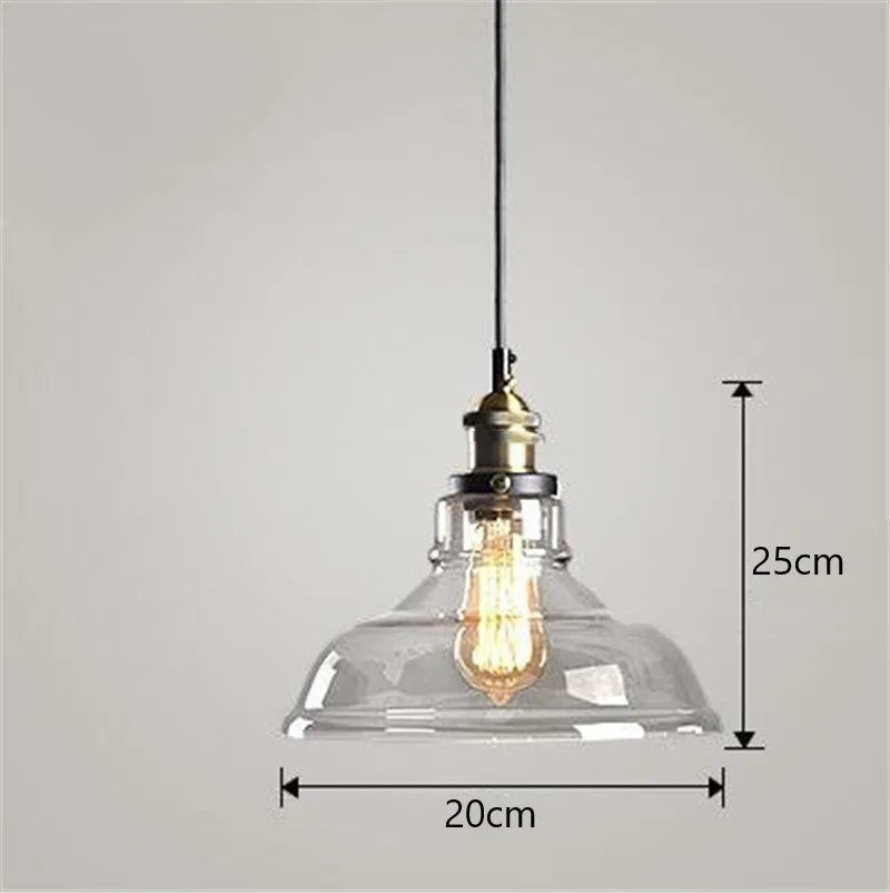Nordic industrial glass chandelier in amber with adjustable 1.2m height