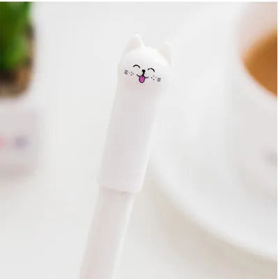 Pendulum cat gel pen with 0.5mm tip in multiple colour options for office writing