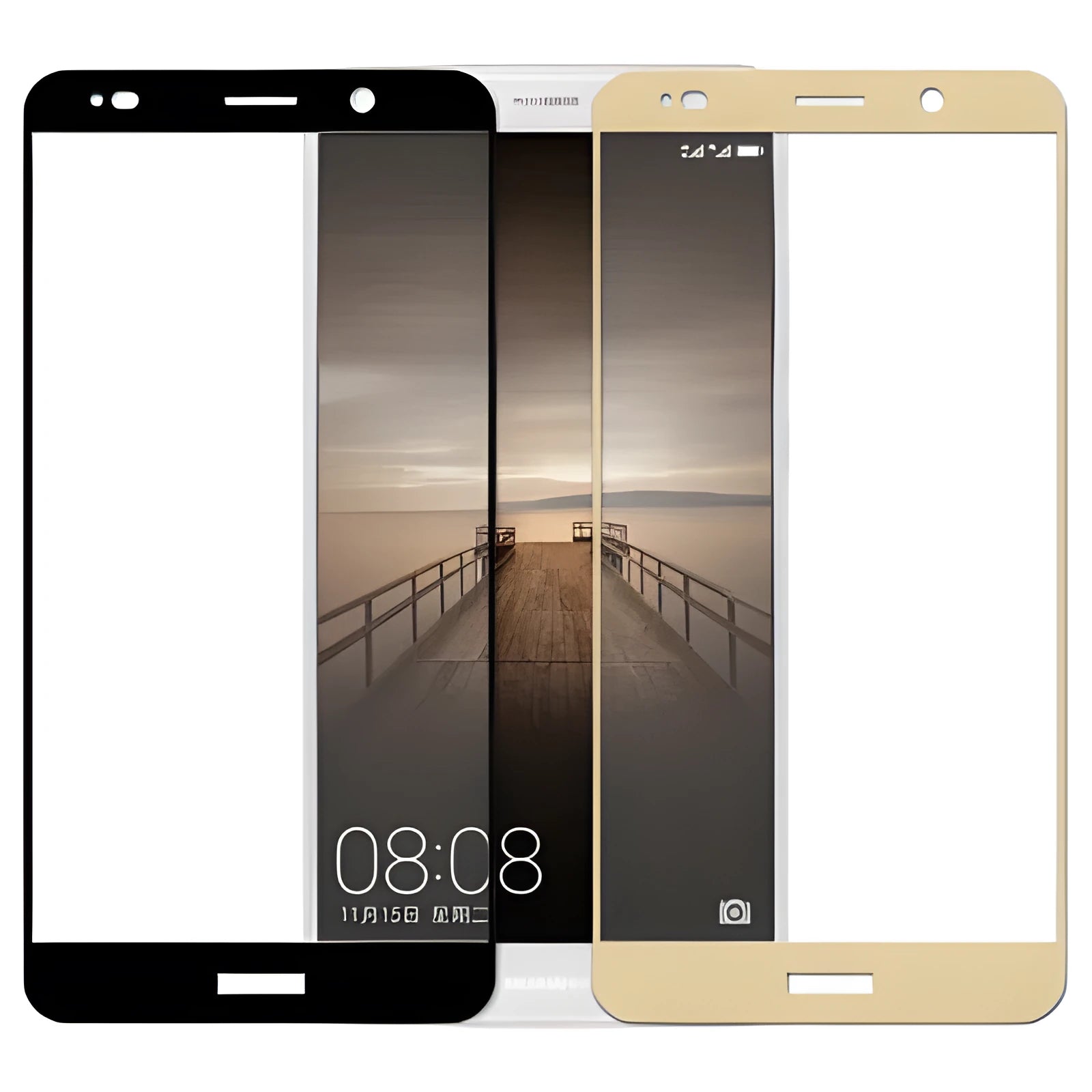HUAWEI Mate10 full screen toughened glass protector in Black, Gold, and White colour options