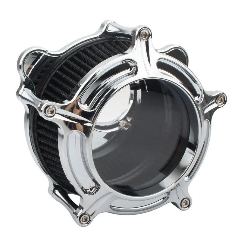 Aluminium air filter retrofitting accessory for 300 model cars in a choice of colours
