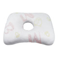 Beauty salon single hole ear pillow in grey colour, showing central ear hole and rectangular shape.