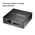 HDMI splitter 4K one input two output with USB charger lead