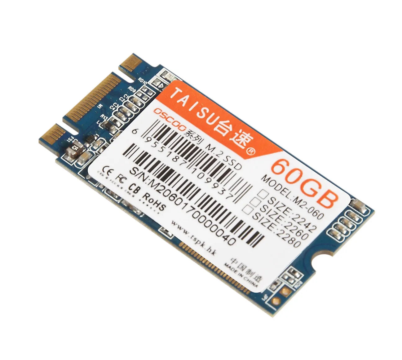 TAISU M.2 NGFF SSD solid state drive in 60G 120G 240G capacities with multiple lengths