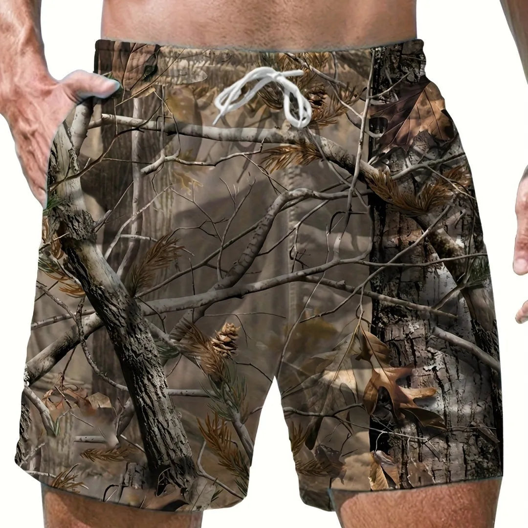 2025 summer men's casual shorts in polyester, simple style, available in multiple colours and sizes S to 2XL