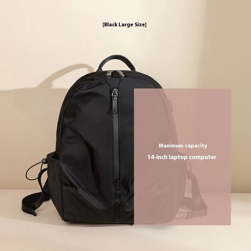Women's Korean-style simple Oxford cloth business travel backpack in multiple colours with computer pocket and document pockets