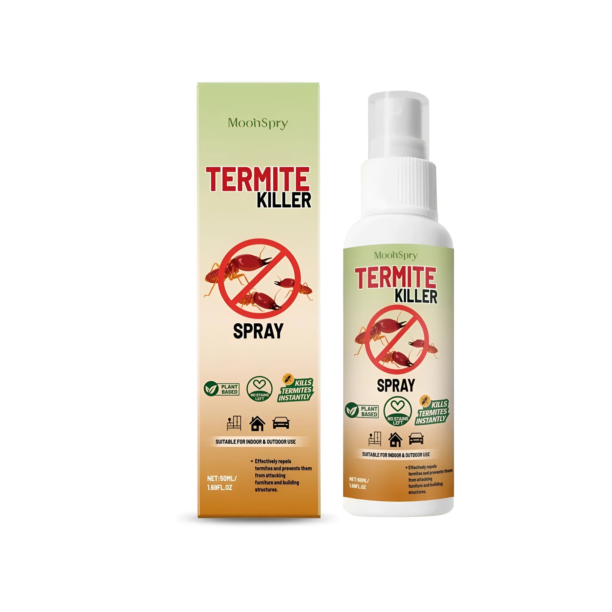 50 ml termite killer spray bottle for indoor ant and insect pest control