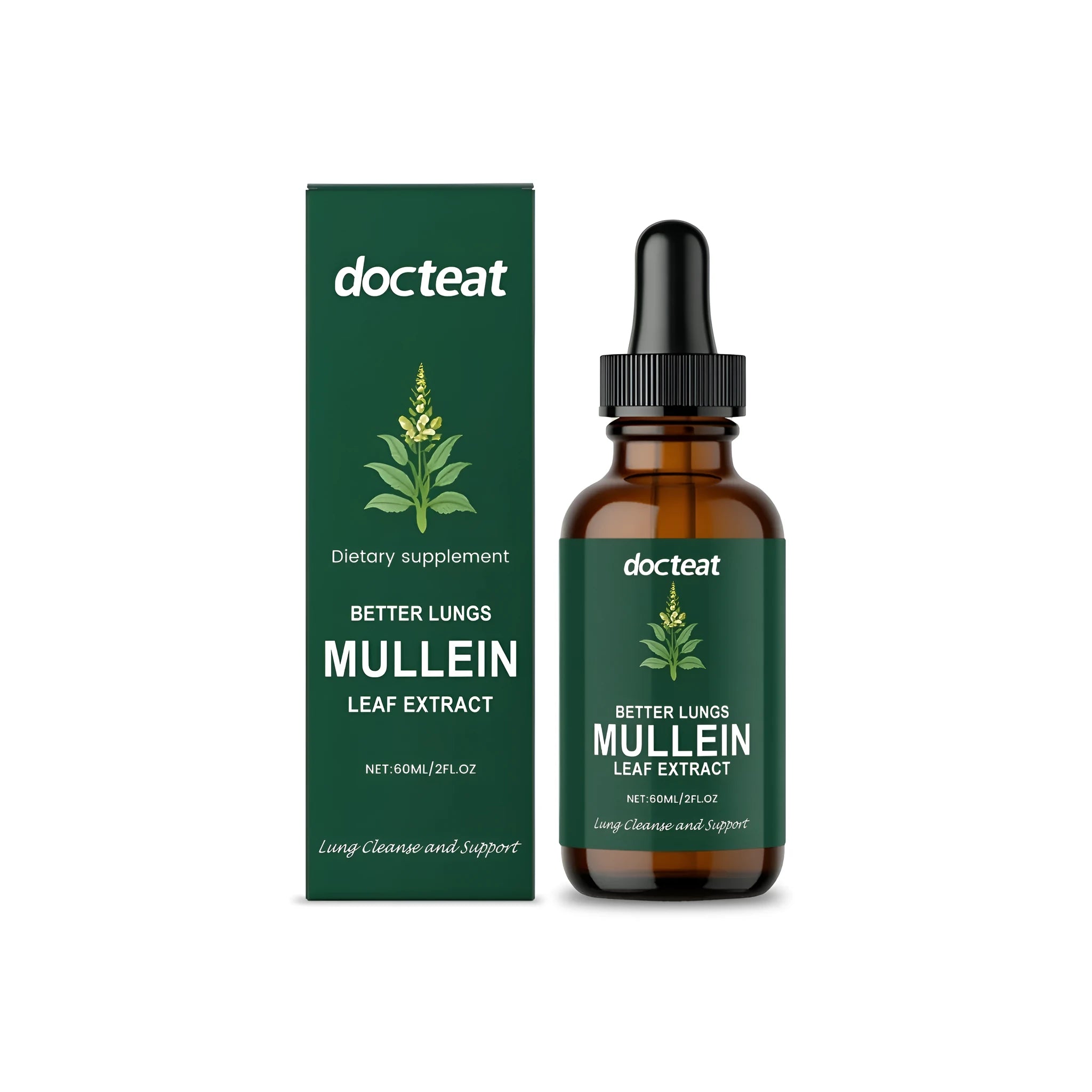 Mao Rui Hua 60ml throat droplet bottle with dropper containing verbena and chlorophyll herbal formula