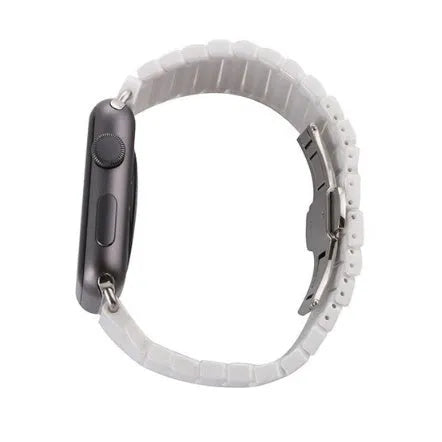 Black ceramic stainless steel Apple Watch band for 38mm and 42mm models