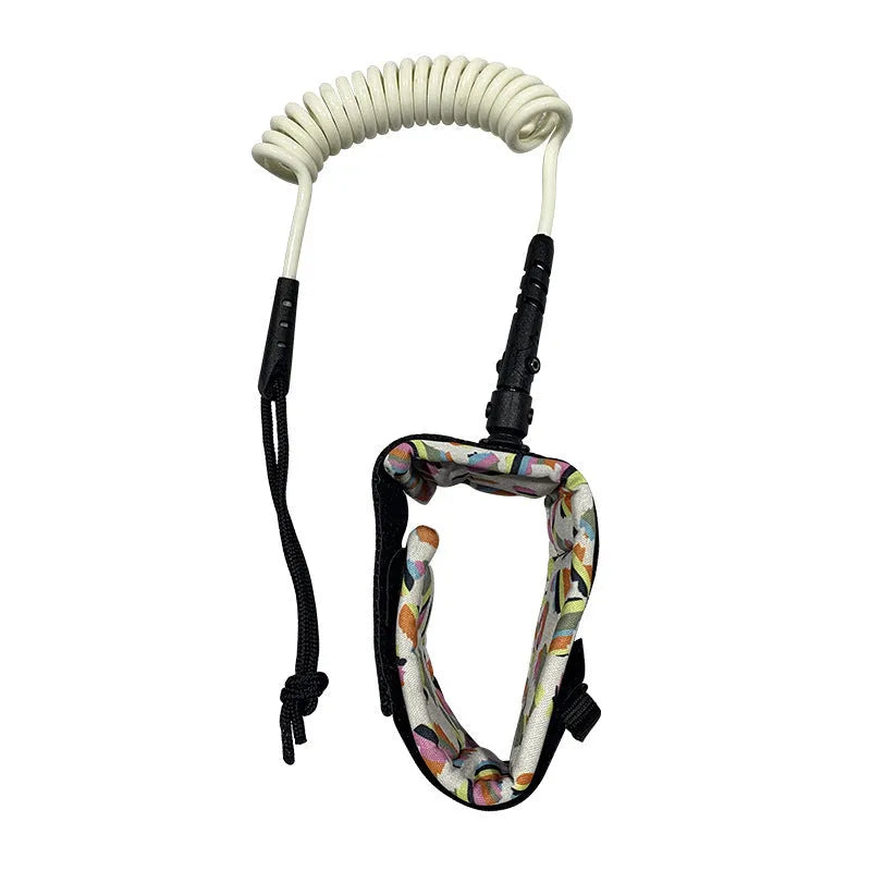 Surfboard hand holding rope with high elasticity for 50kg tension bodyboarding safety