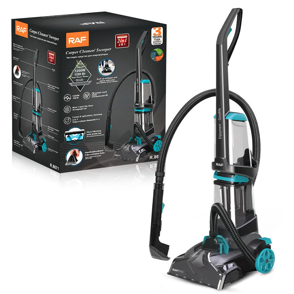 R8671 coloured two-in-one mopping and washing mechanical sweeper with power cord