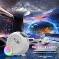 White remote control star light projector on bedside table, 20x19x10.1cm, modern simplicity style