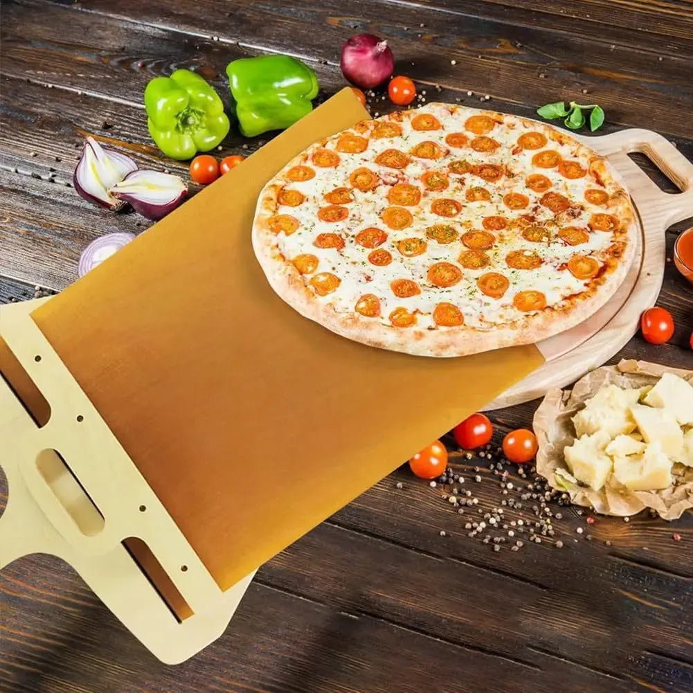 55x35cm food-grade PP pizza transfer shovel with hanging hole and non-stick surface