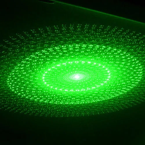 USB star laser projection lights for car interior atmosphere decoration with multiple colour options and style settings