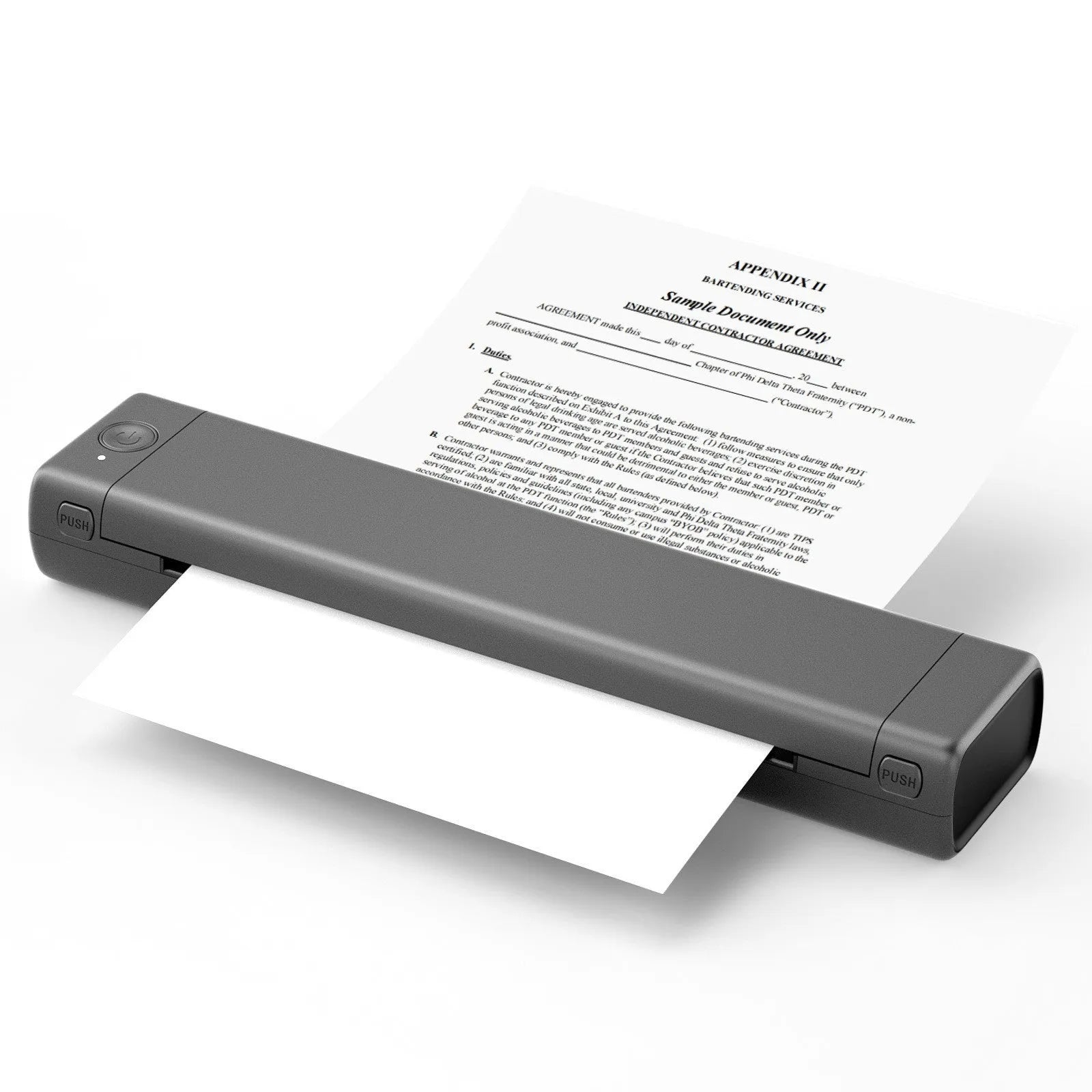 Phomemo M08F portable A4 thermal printer in multiple colour options with Bluetooth connectivity