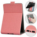 TPU protective case for Kindle with embossed bracket stand design in a selection of colours and patterns.