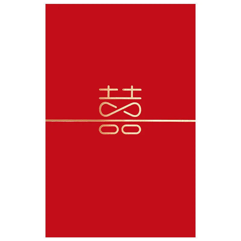 Pack of mini Chinese style wedding red packets in various colours for small cash gifts