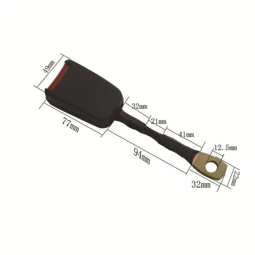 20cm steel wire car seat belt buckle socket for 21cm width vehicle inserts