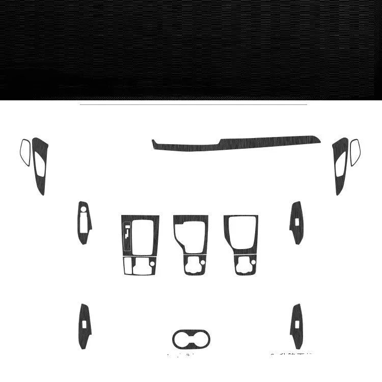 Unksera car interior decorative vinyl sticker kit for centre console and dashboard modification