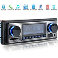 Advanced small car Bluetooth multimedia player SX5513 with brushed metal front panel and digital display