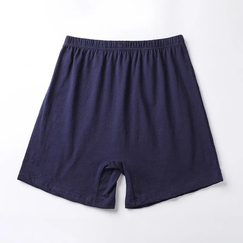 Men's solid colour modal boxers with high waist design in sizes XL to XXXXL