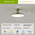 Modern Nordic style ceiling light with full spectrum eye protection LED and dimming controls