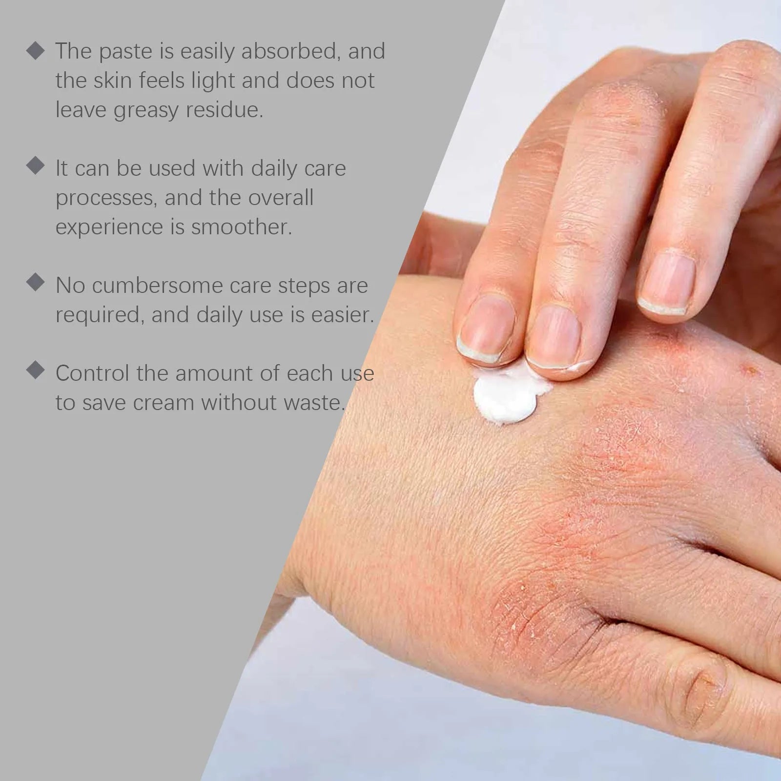 75g jar of skin neck cream with bifidobacterium and mint leaf extract for facial and neck moisturisation