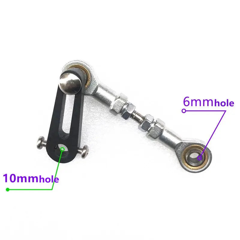 Adjustable reciprocating motor eccentric crankshaft and rocker arm assembly with 20-80mm stroke in 45 steel and stainless steel