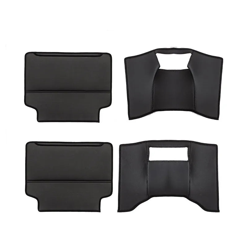 Anti kick pad for rear air outlet of 20-23 Mazda 3 Axela Atz, thin design, single piece