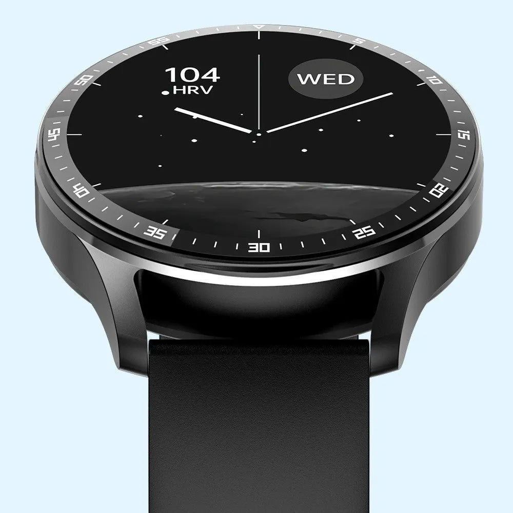 X7 smart watch with black TPU band and TWS Bluetooth earphones on a charging cable