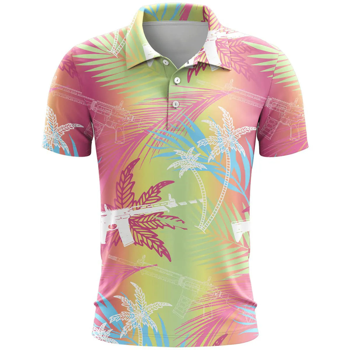 Loose fit 3D printed short sleeve sports t-shirt on a hanger, available in multiple colours and sizes up to 6XL.