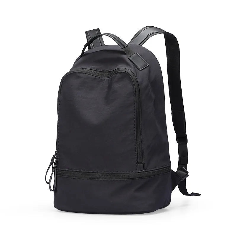 Light travel leisure backpack in Oxford cloth with below 20L capacity shown in blue black colour