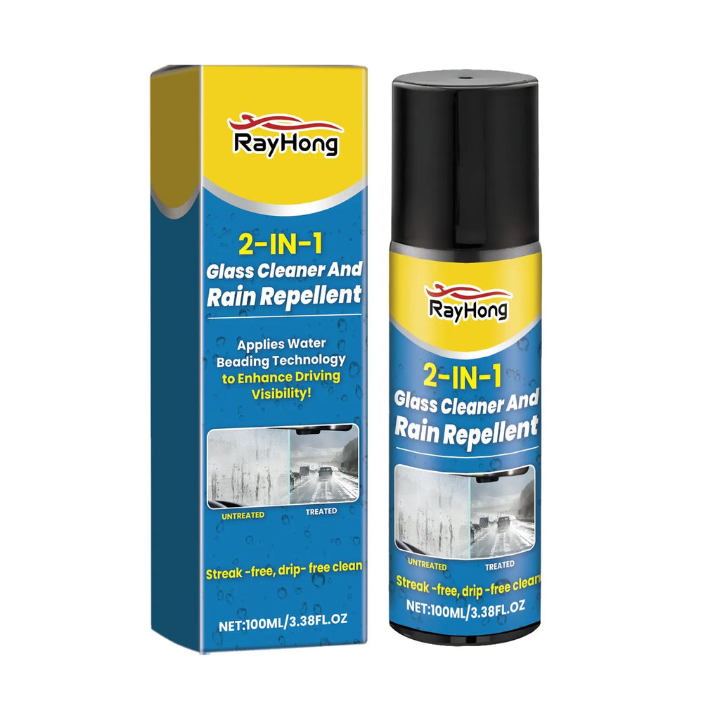 100ml car glass cleaning anti-fog two-in-one spray bottle