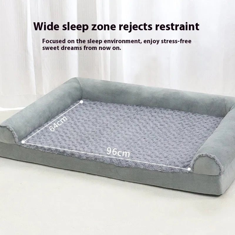 Foldable cloth dog kennel for medium to large breeds in light grey or dark grey colour