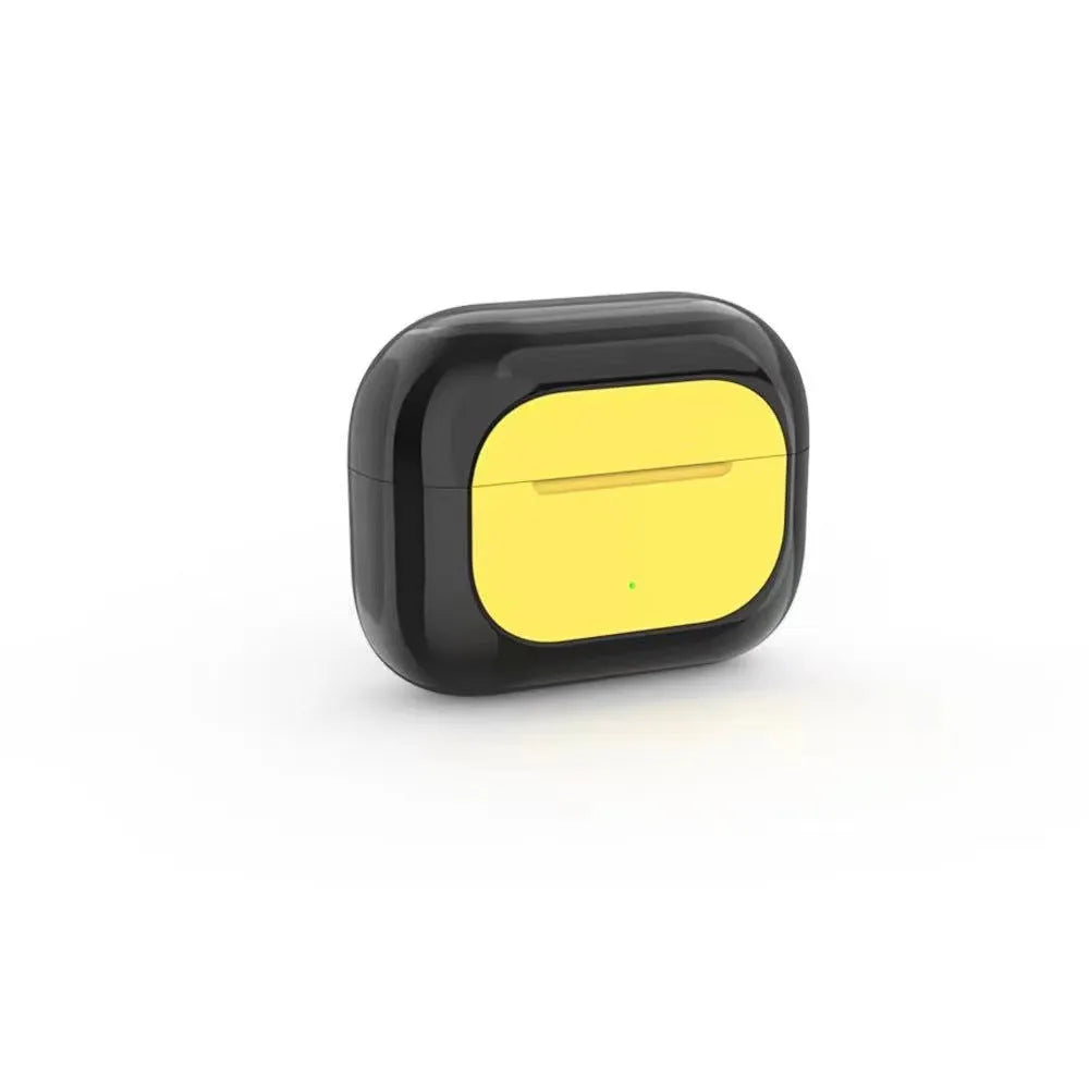 Jerry Cartoon wireless Bluetooth headphones in black, white and yellow colours with earplug design