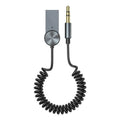 New AUX car Bluetooth sound receiver with aluminium alloy housing and 35-100cm extension cable