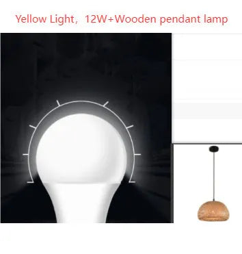 American Garden bamboo woven rattan chandelier 600mm rural style Southeast Asia lamp