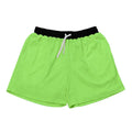 Man wearing black mesh quick-drying shorts for running or fitness training.