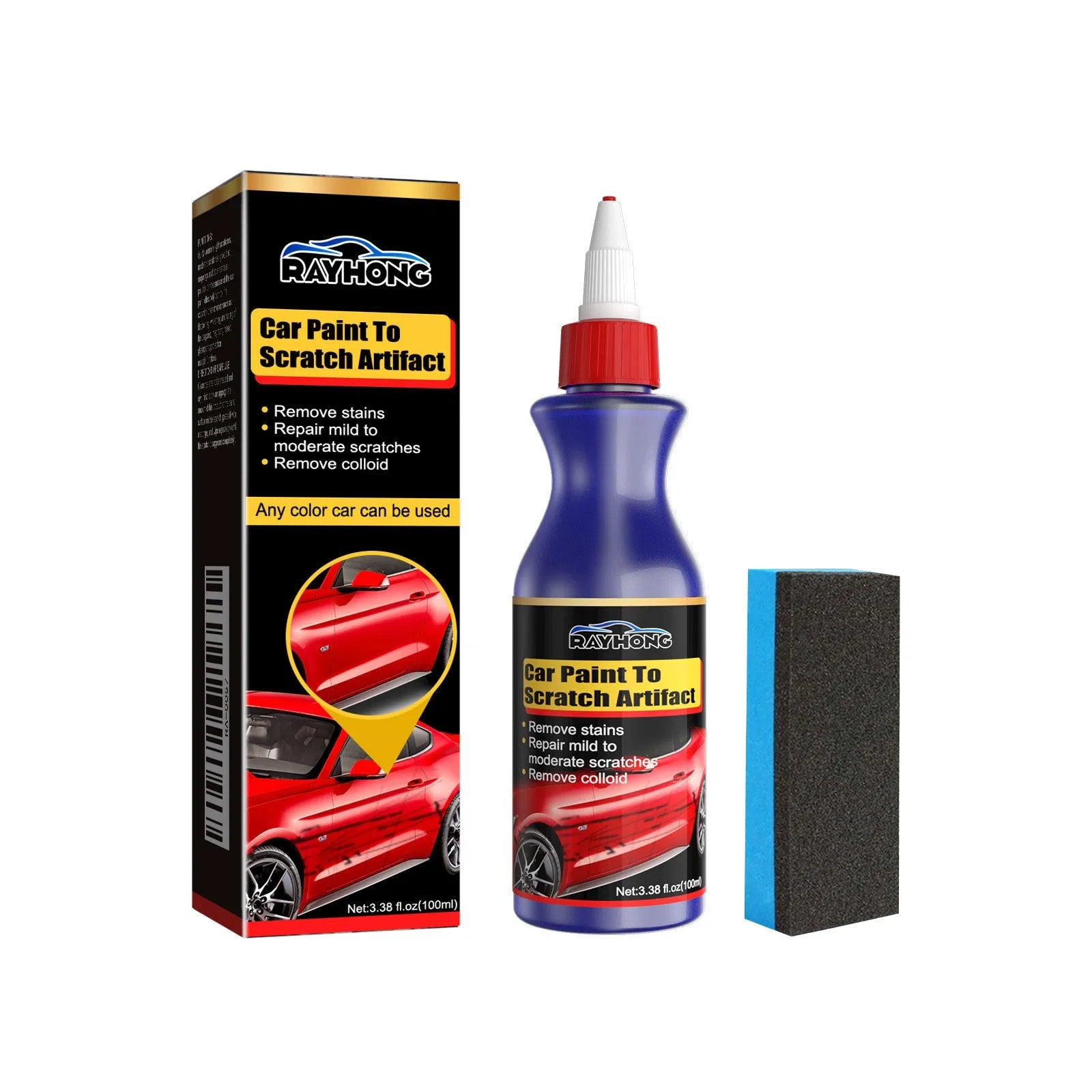 Portable Car Paint Care Scratch Polishing Repair Cream 100ml for Minor Scratches and Swirl Marks Quick DIY Solution Single or Boxed Option