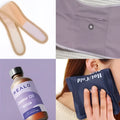 Castor oil essential oil multi-purpose set with carrier oils in colour-coded bottles