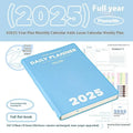 Waterproof notebook with PU cover in mint green colour, open to show writing paper, for exam study clock-in records.