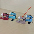 TOYS CABIN simulation mini sewing machine toy with baking varnish finish in four colours light blue olive green pink red
