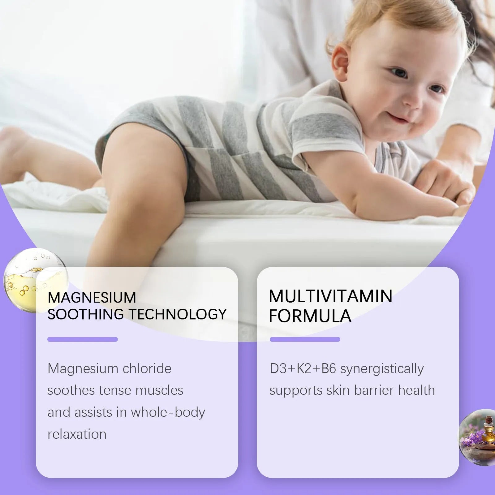 114g jar of children's 4-in-1 magnesium cream with vitamins D3, K2, B6