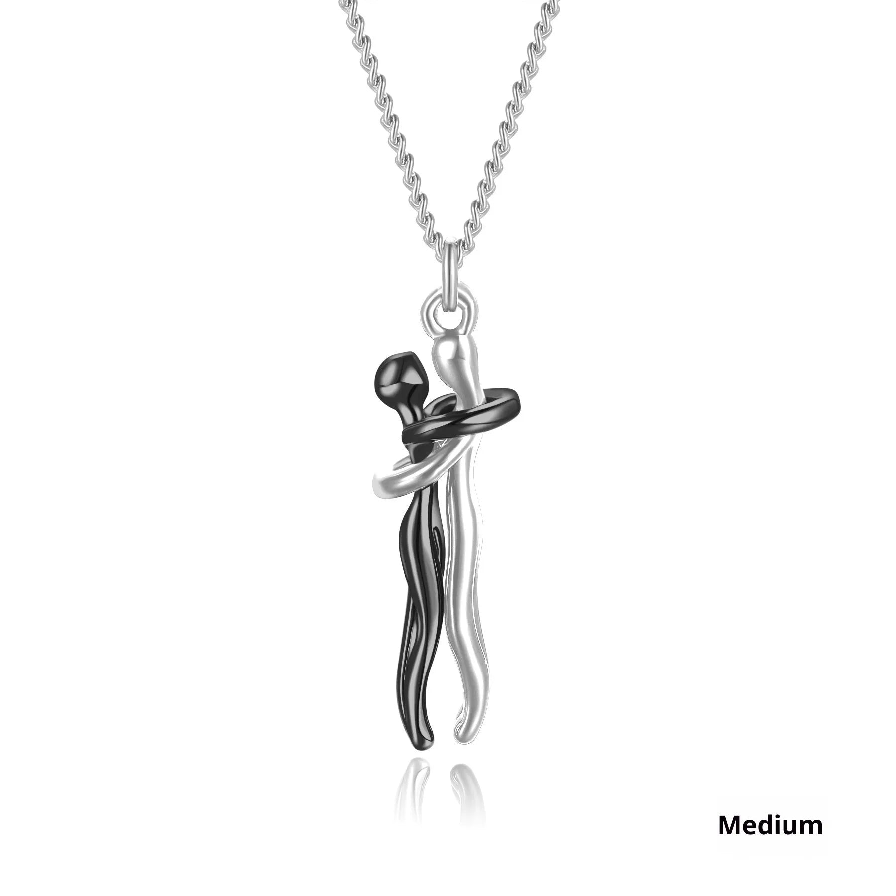 Copper collarbone pendant necklace with electroplated finish