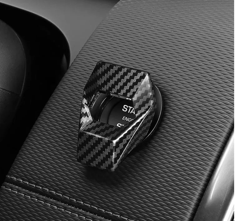 Aluminum alloy car decorative sticker kit with steering wheel button covers and interior accessories