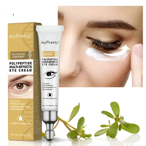 20g anti dark circle peptide eye cream jar for puffiness reduction and skin moisturising
