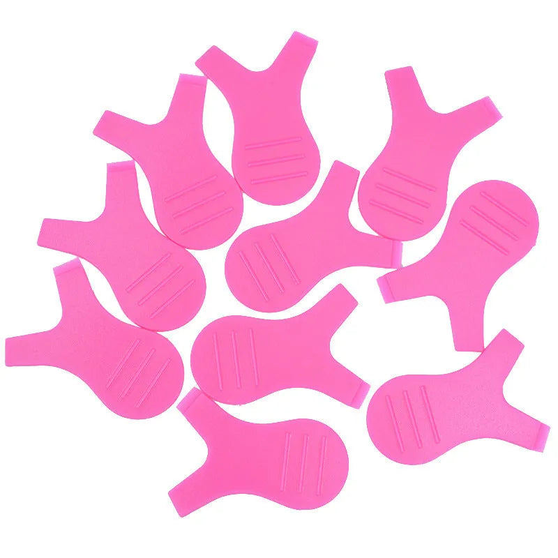 Silicone gasket set for eyelash planting false eyelash aid tool blue green pink rose red transparent